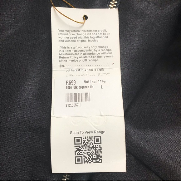 Infin8ti Black Flutter Sleeve Formal Top, NWT, L - Picture 11 of 14